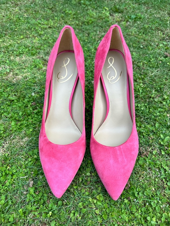 Sam Edelman Shoes - Sam Edelman Hazel Pointed Toe Pump Suede Pink Size 10